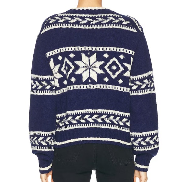 Polo Ralph Lauren Snowflake-motif Wool-blend Sweater Woman Sweater - Picture 4 of 6
